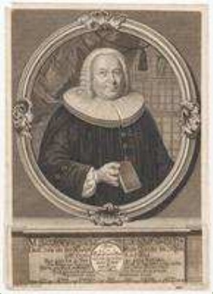 Johann Friedrich Stoy, Diakon bei St. Sebald; geb. 25. August 1700