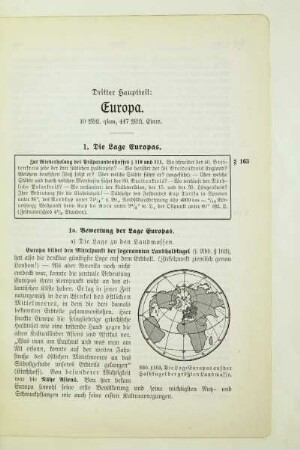 Dritter Hauptteil: Europa