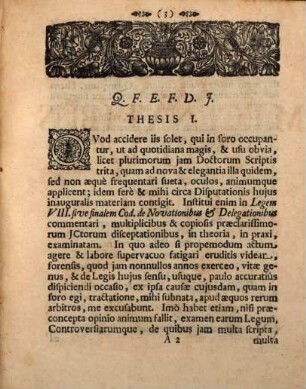 Diss. iur. inaug. ad legem finalem octavam Codicis, de novationibus et delegationibus
