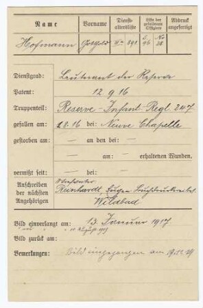 Hofmann, Gotthold