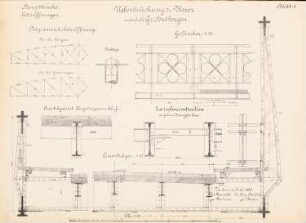 Weserbrücke, Groß Hutbergen: Hauptbrücke, Seitenöffnungen: Geländer, Träger 1:10