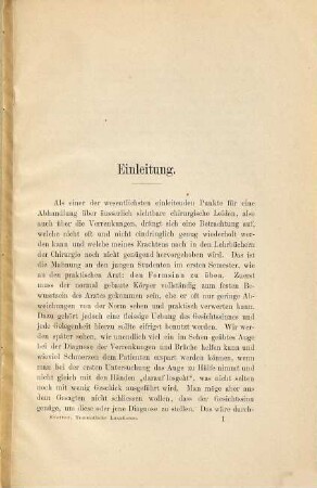 Kompendium der Lehre von den frischen traumatischen Luxationen