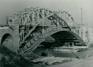 Feldwegbrücke über den Mittleren Isar-Kanal, 1952