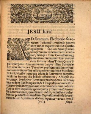 Ord. iur. in academia Witeberg. decanus Gottfried Strauss L.S.P.D. ... : [Progr. quo disp. G. B. Fuhrmanni de tacita procuratoris revocatione in iudiciis germ. indicit]