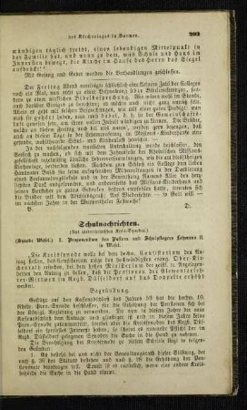 Schulnachrichten : (aus niederrheinischen Kreis-Synoden)