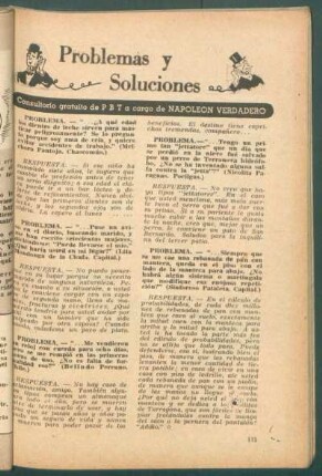 Problemas y soluciones
