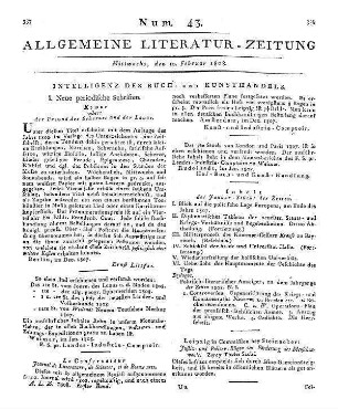 Intelligenz des Buch- und Kunsthandels