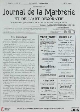 No. 9 (1er Mars 1904)