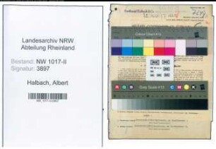 Entnazifizierung Albert Halbach , geb. 24.06.1898 (Fabrikant)