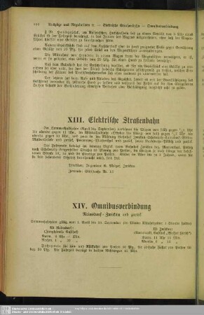 XIII. Elektrische Straßenbahn