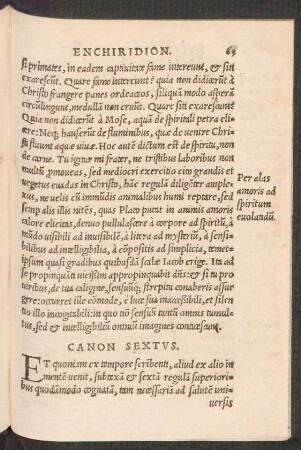 Canon Sextus.