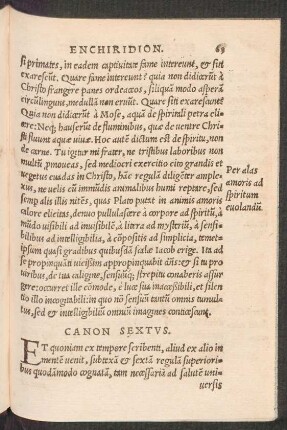 Canon Sextus.