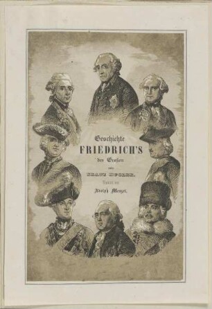Bildnis des Königs Friedrich II. von Brandenburg-Preußen und Regenten von Brandenbrug Preußen