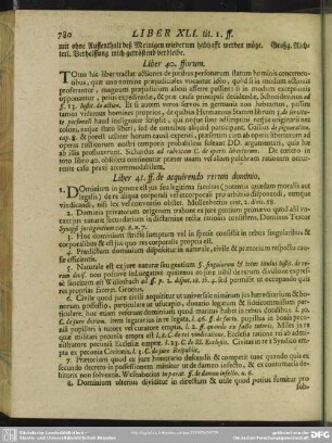 Liber 41. ff. de acquirendo rerum dominio