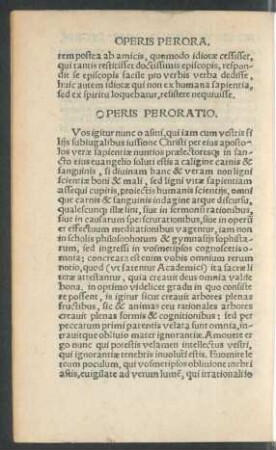 Operis Peroratio.