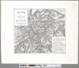 Plan des Gefechts bei Maxen den 20. Novemb. 1759