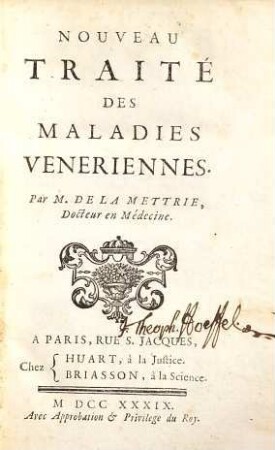 Nouveau Traité Des Maladies Veneriennes