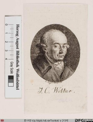 Bildnis Johann Christian Woltaer