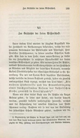 189-198 Zur Geschichte der freien Wissenschaft