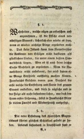 Abhandlung über den thierischen Magnetismus