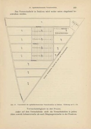 Abb. 37. Versuchsfeld der agrikulturchemischen Versuchsstation in Dahlem.