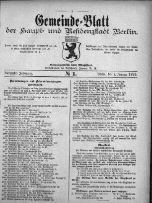 1899,1: No. 1, 1. Januar 1899