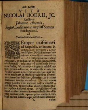 Vitae Clarissimorum JCtorum N. Boerii. G. Budaei. A. Augustini. A. Goveani. F. Hottomanni. J. Cujacii. B. Brissonii. J. Bertrandi. P. Pithoei. G. Panciroli