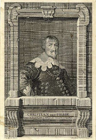 Bildnis von Christian IV. (1577-1648), König von Dänemark