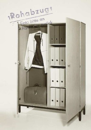Garderoben- und Aktenschrank (Modell 848)