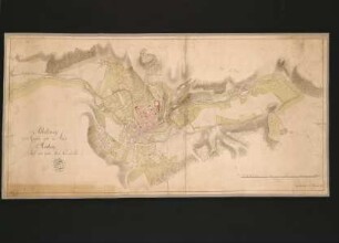 Lageplan der Stadt Marburg