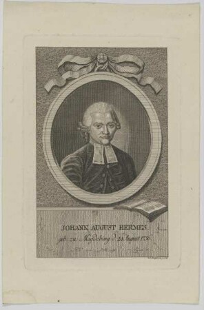 Bildnis des Johann August Hermes