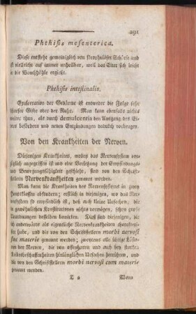 Von den Krankheiten der Nerven