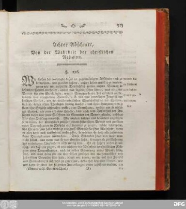 [Ersten Buchs, Zweytes Hauptstük, von der Religion.]