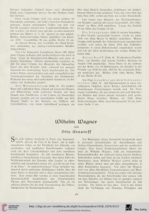 10/11: Wilhelm Wagner
