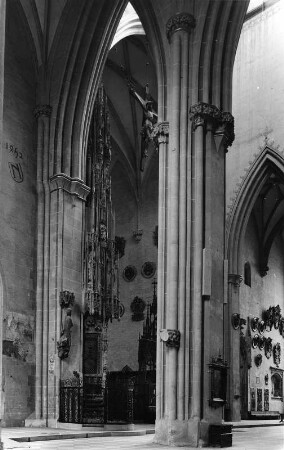 Ulm. Münster Unserer Lieben Frau (1377/1543; M. Parler 2 u. a. und Weiterführung 1844-1890; A. v. Beyer). Inneres