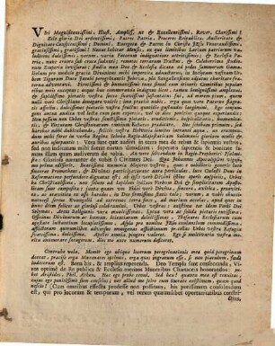 Ḥešbon theologikon, ratiocinium theologicum, de Sacro-Sancta Dei Triunitate