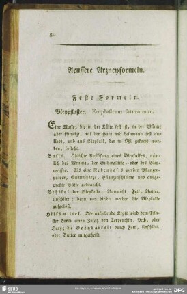 Aeussere Arznyformeln