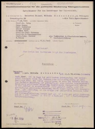 Schneider, Wilhelm, Dr. med.