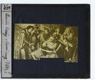 Massys, Altar der Schreinergilde (Antwerpen KMSK 245-249) : Mitteltafel (zusammengefügte Ausschnitte[?])