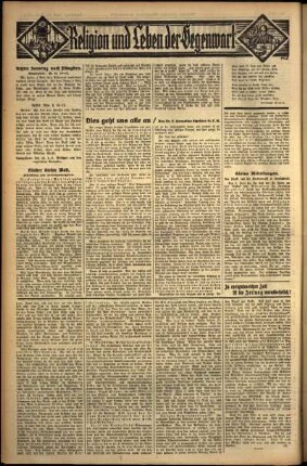 Zweite Ausgabe vom Sonntag, den 10. Juli 1932.