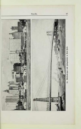 43. Wolkenkratzer und Hängebrücke in New York
