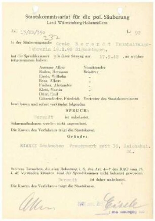 Berendt, Grete