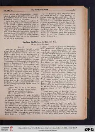 Deutsche Künstlerleben in Rom um 1800