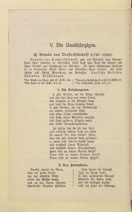 V. Die Unabhängigen