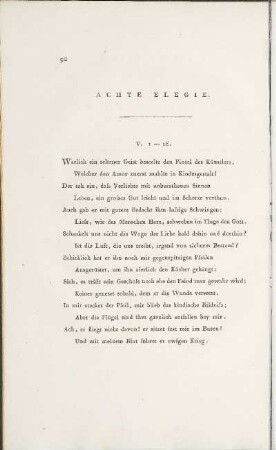 Achte Elegie.