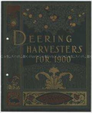 Landwirtschaftliche Produkte der Firma Deering International Harvester Company