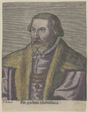Bildnis des Petrus Andreas Mathiolus