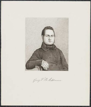 Icones Professorum Marpurgensium — Bildnis des Georg Franz Blasius Adelmann (1811-1888)