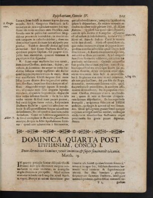Dominica Quarta Post Epiphaniam