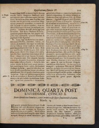 Dominica Quarta Post Epiphaniam